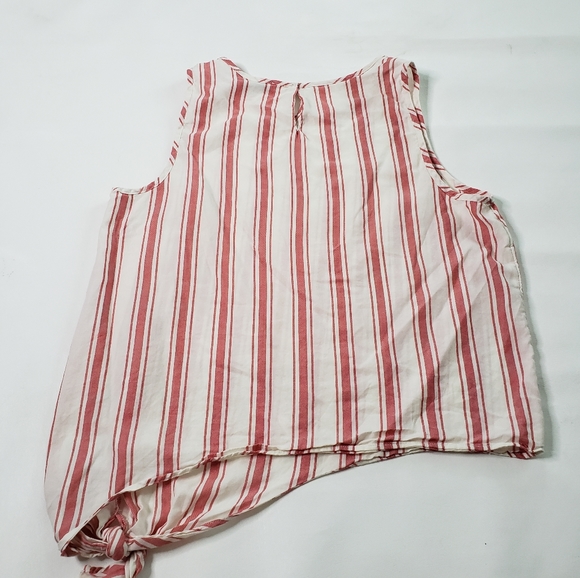 Madewell Side-Tie Tank in Marcia Stripe - Picture 4 of 6
